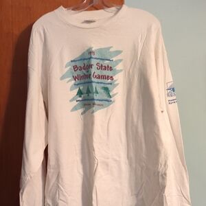 Badger State Winter Games Long Sleeve Tee - White